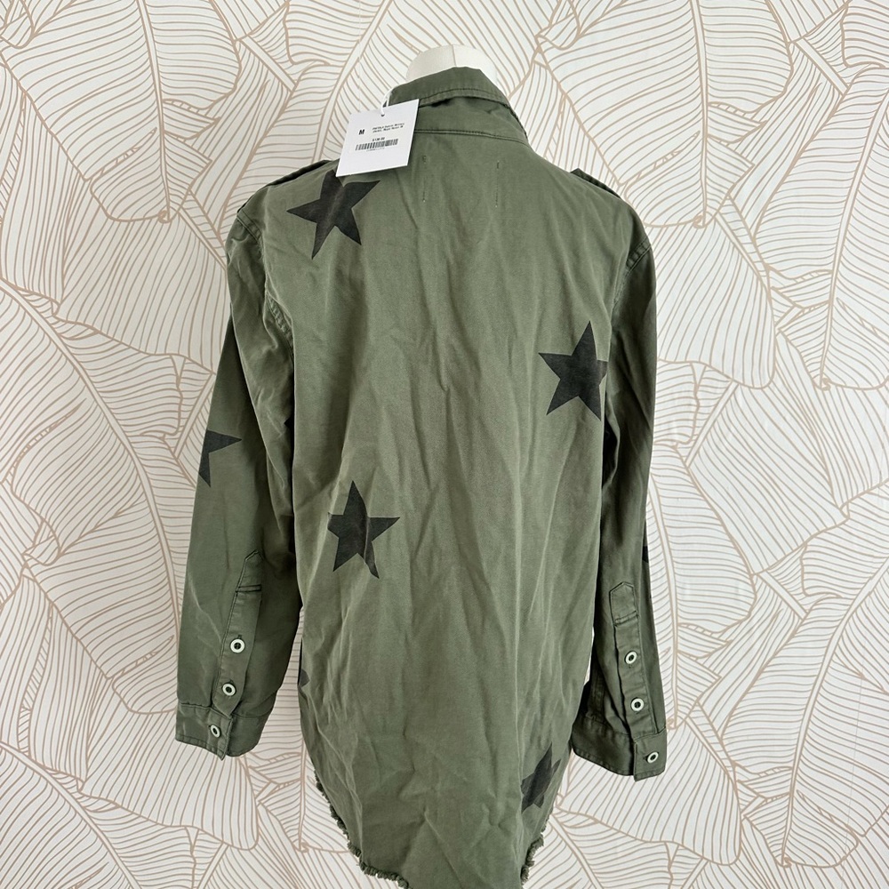Pistola Olive Jacket with Black Star Details - Picture 3 of 4